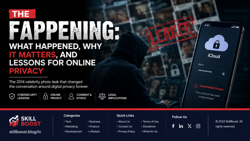 The Fappening 2014 privacy leak and cybersecurity lessons